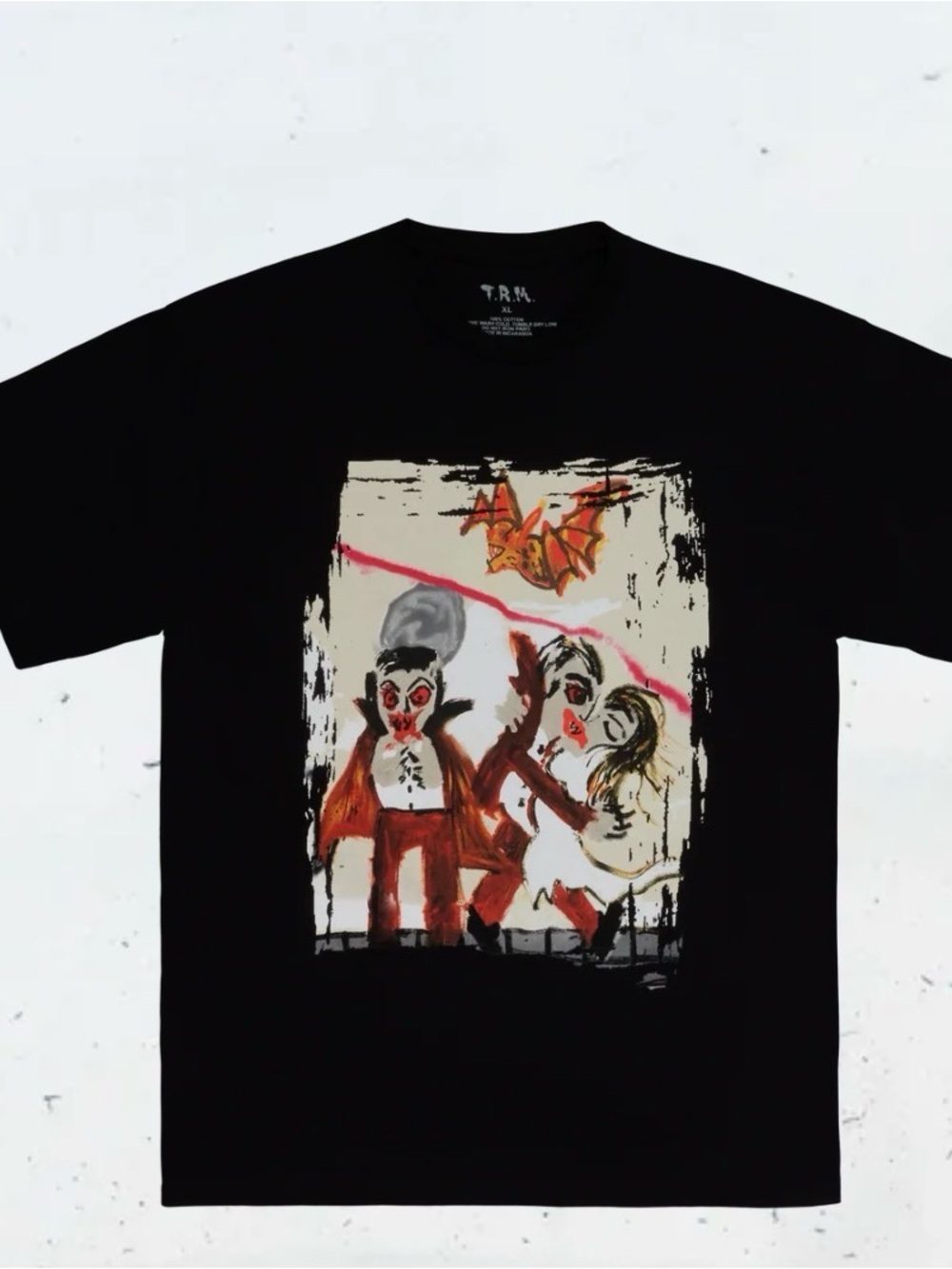 Rapper Future black T-shirt featuring the cover art from The Real Me